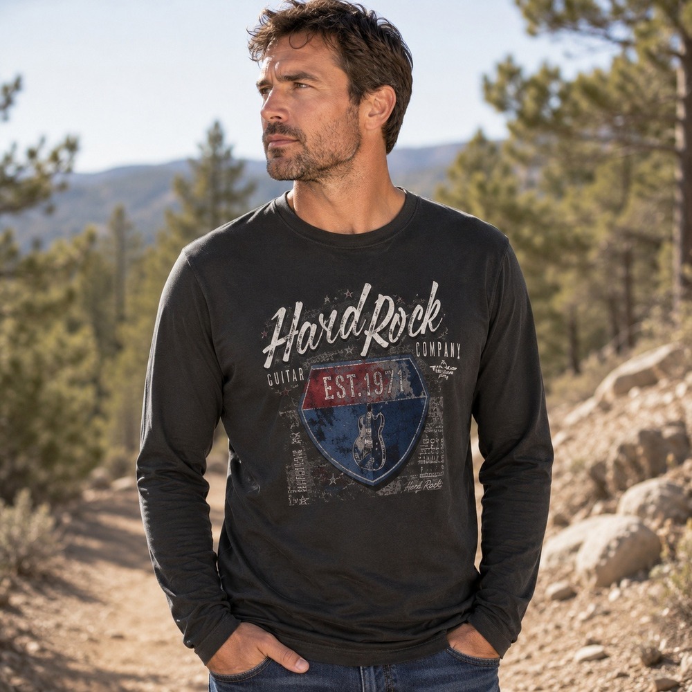 Hard Rock Cafe Large Orlando Limited Edition I-4 Interstate Long Sleeve Shirt